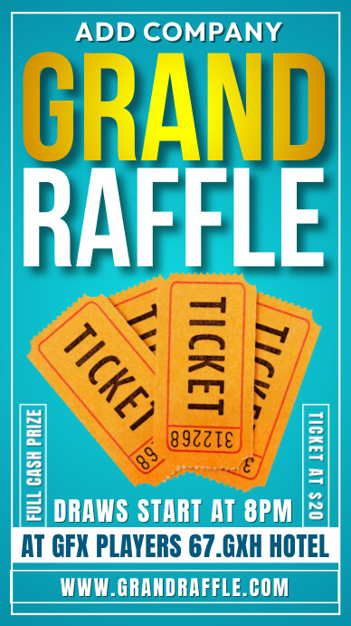 Plantilla de Grand raffle | PosterMyWall