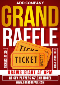 Grand Raffle Template | PosterMyWall
