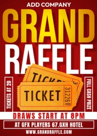 grand raffle A6 template