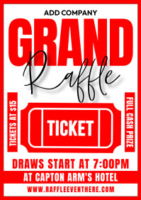Grand Raffle Tag raffle ticket Template | PosterMyWall