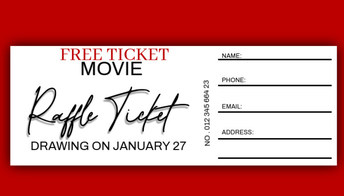 Grant Raffle Header Grand Raffle Ticket Blog Header Template | PosterMyWall