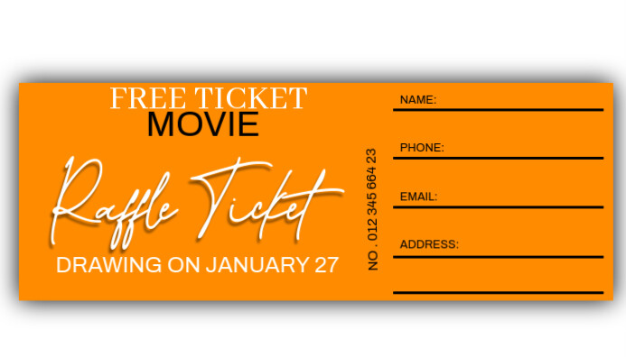 Grant Raffle Header Grand Raffle Ticket Blog Header Template | PosterMyWall