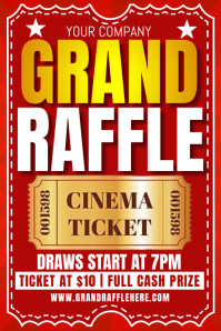 poster grand raffle ticket Template | PosterMyWall