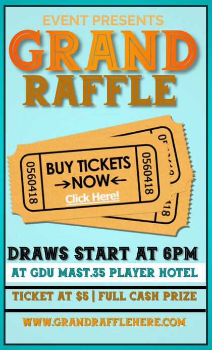 Grand Raffle Us Legal Template | PosterMyWall