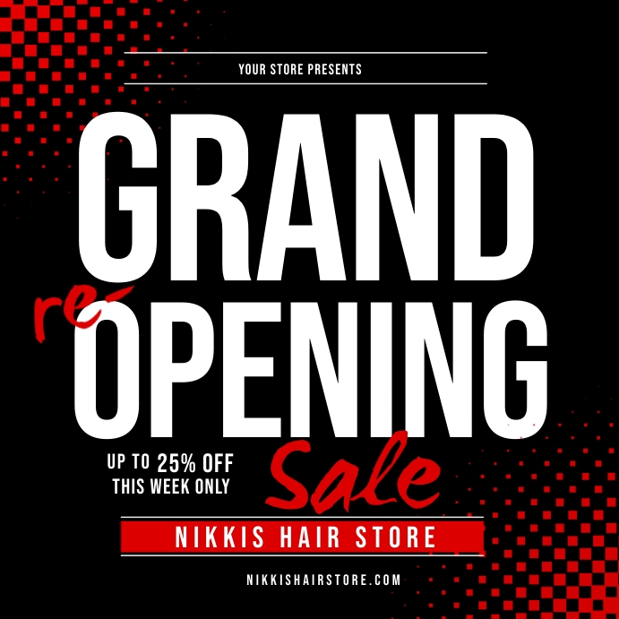 Grand Reopening Template | PosterMyWall