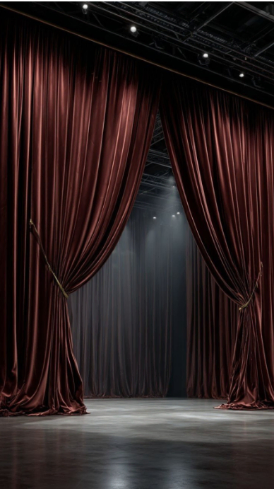Grand Theater Curtain Stage Background Template | PosterMyWall