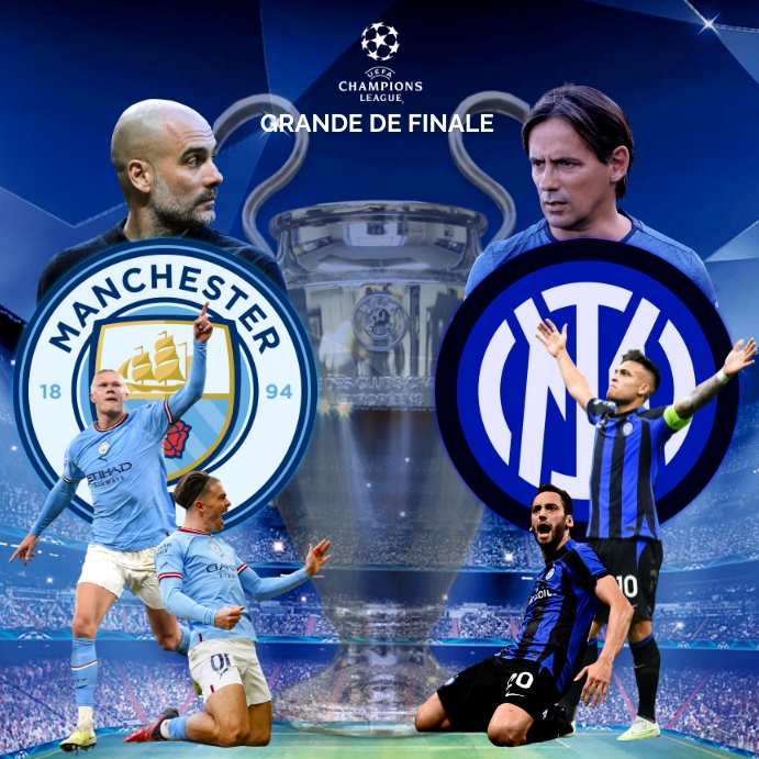 Plantilla de Grande de finale Champions Template | PosterMyWall