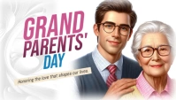 Grandparents day Encabezado de blog template