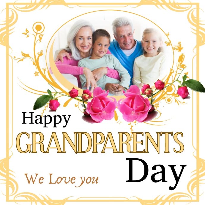 Grandparents Сообщение Instagram template