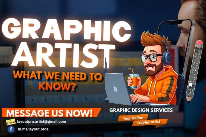 Graphc Artist  Poster Plakat template