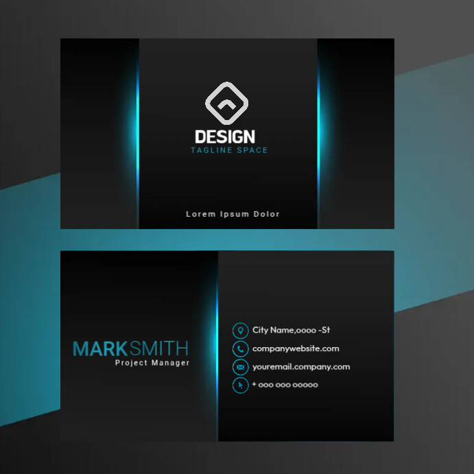 Graphic Calling Card Template | PosterMyWall