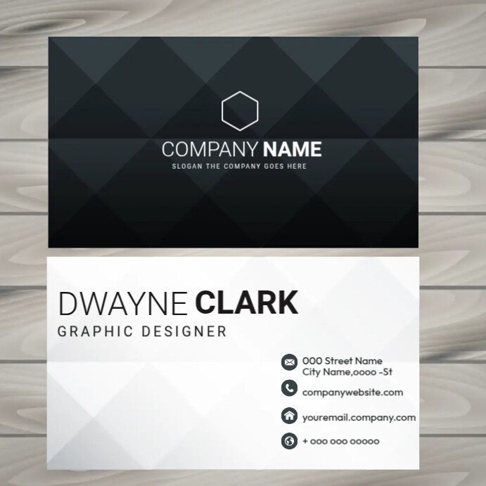 Graphic Calling Card Template | PosterMyWall
