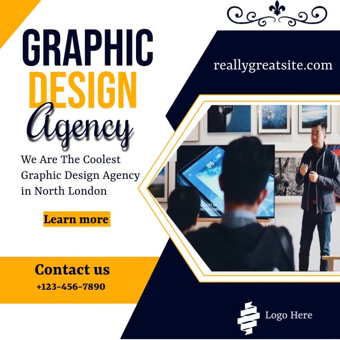 Graphic design agency Instagram post Template | PosterMyWall