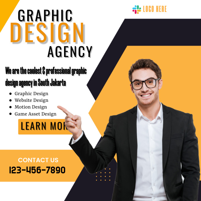 Copy of GRAPHIC DESIGN AGENCY POSTER | PosterMyWall