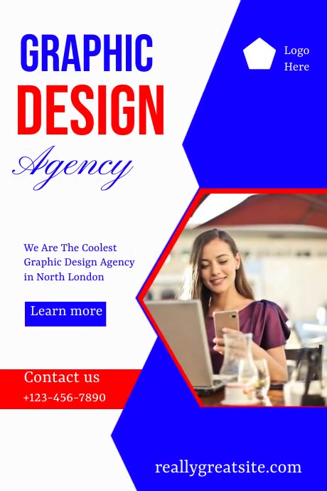 Copy of Graphic design agency poster | PosterMyWall