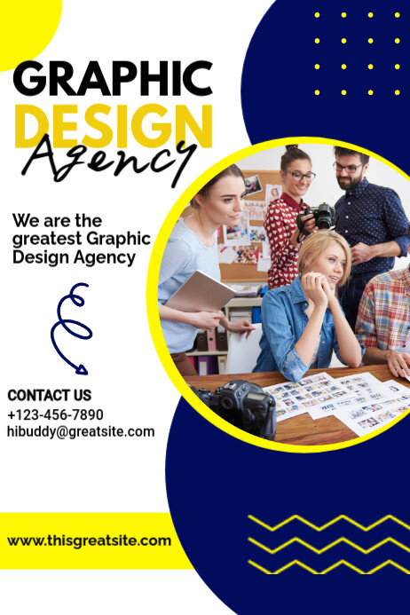 Graphic Design Agency Poster Template | PosterMyWall