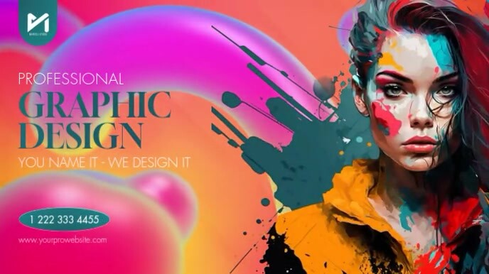 Graphic Design Agency Template | PosterMyWall