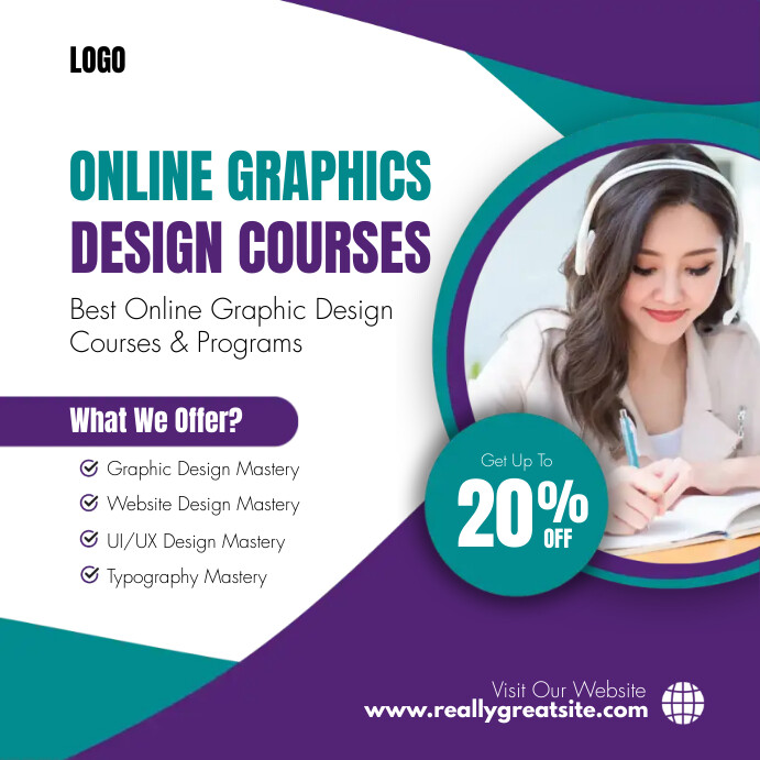 graphic design COURSEFLYERS template | PosterMyWall