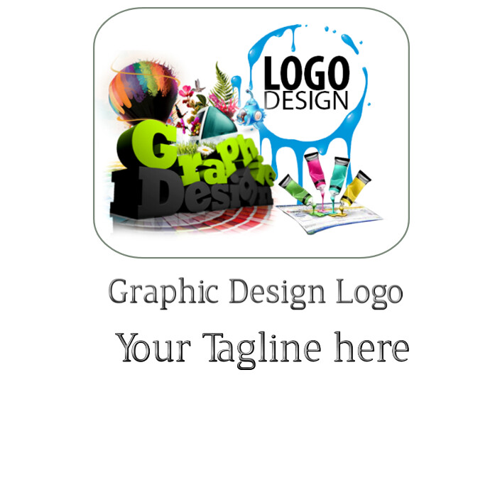 Graphic design logo template