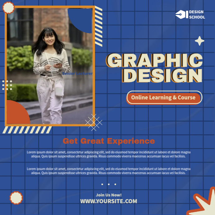 Graphic Design School Template | PosterMyWall