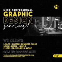 Service Ads Design Graphic Design Services Flyer Ad Template | PosterMyWall