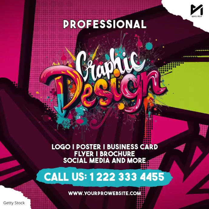 Graphic Design Services Flyer Ad Template | PosterMyWall