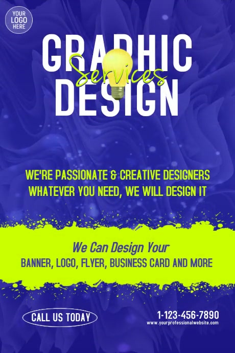 Graphic Design Services Poster Template | PosterMyWall
