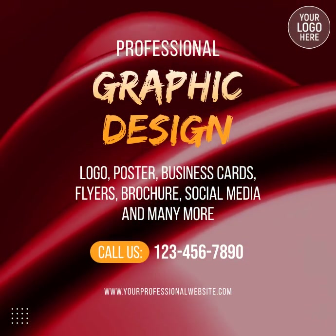 Graphics Designer Example Advertisements Graphic Design Advertising Template