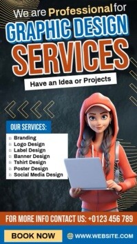 Graphic Design Services Template Instagram Reel