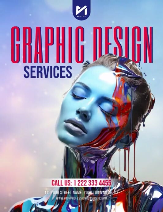 Graphic Design Services Video Flyer Template | PosterMyWall