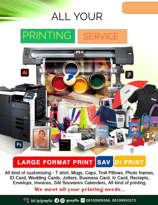 Graphic design Flyer (US Letter) template