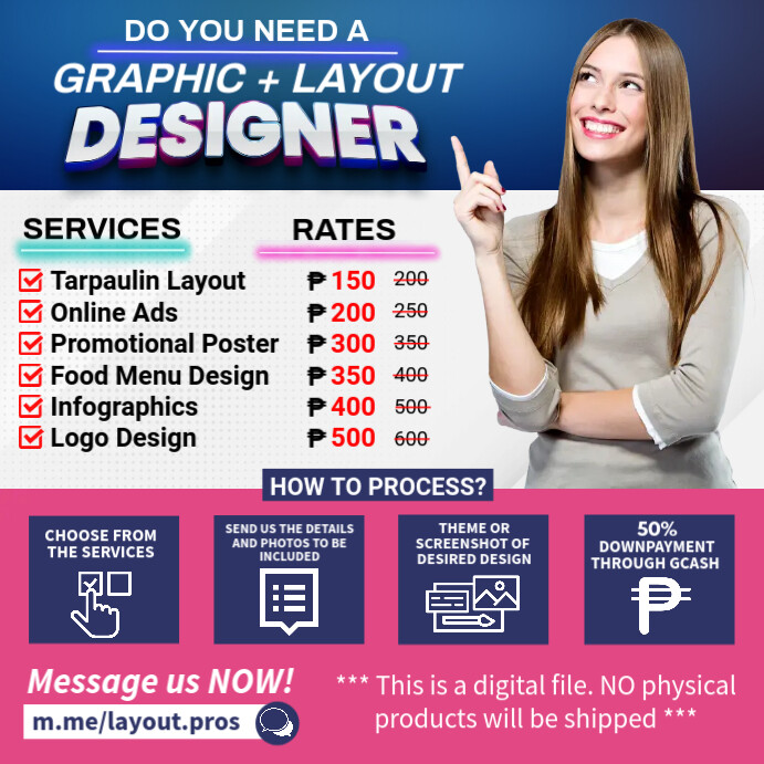 Graphic Designer Ads Persegi (1:1) template