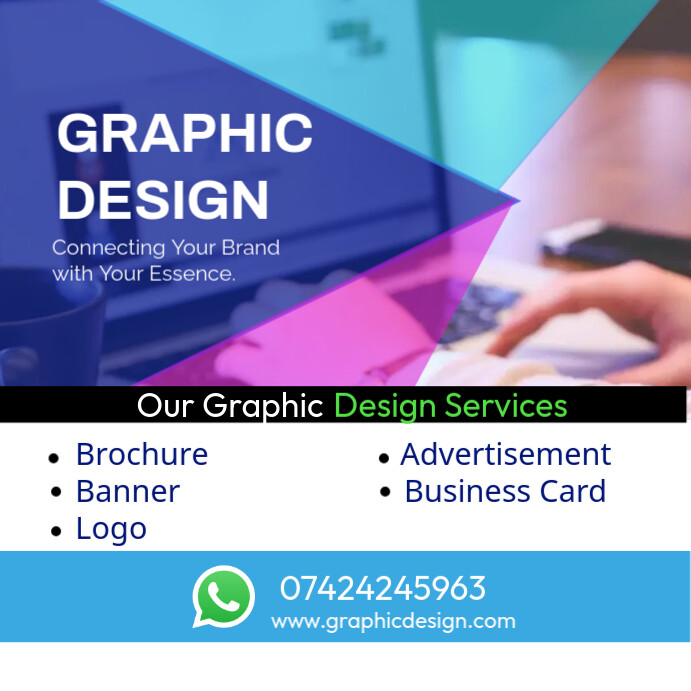Graphics Designer Example Advertisements Copy of Graphic designer Advertisement | PosterMyWall