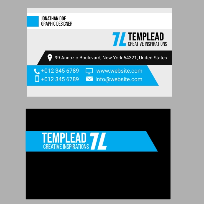Graphic Designer Business Card AD Template PosterMyWall