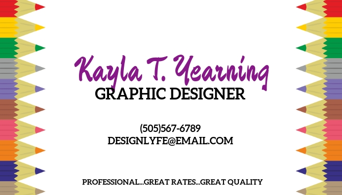 Examples Of Graphic Designer Business Cards