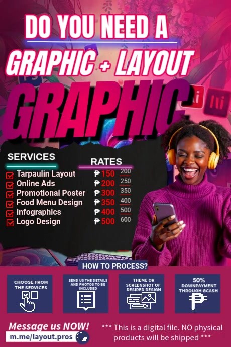 Graphic Designer Layout Template | PosterMyWall
