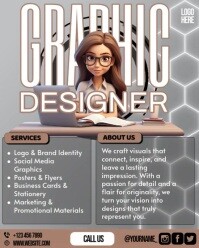 Graphic Designer Self-Promo Template Instagram Portrait
