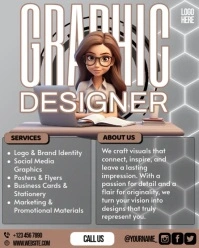 Graphic Designer Self-Promo Template Instagram Portrait