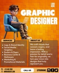 Graphic Designer Self-Promo Template Instagram Portrait