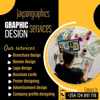 graphics ad poster Сообщение Instagram template