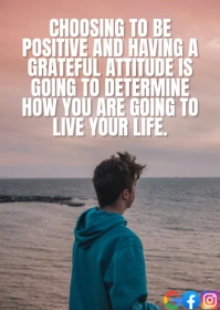 GRATEFUL AND LIFE QUOTE TEMPLATE A6