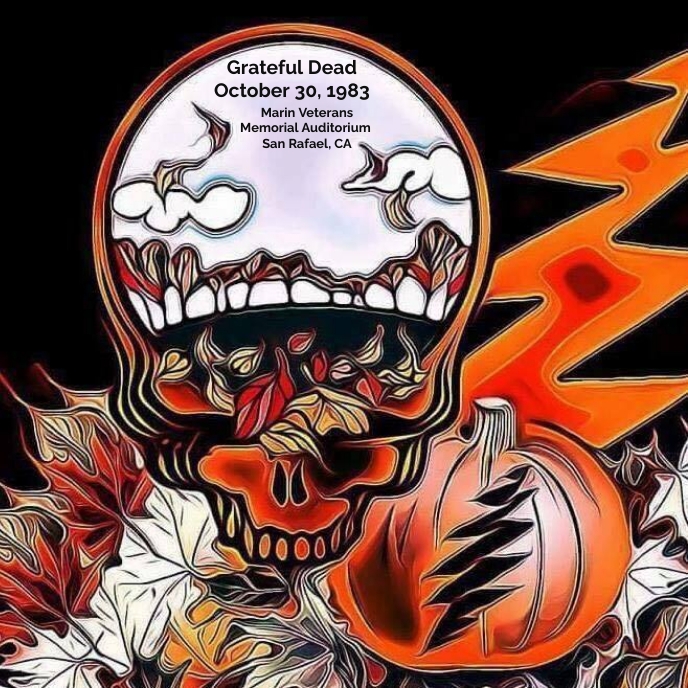 Grateful Dead 1983 Album Cover template