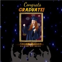 graudate congrats Square (1:1) template