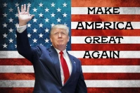 Great american flag template