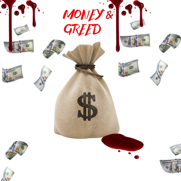 GREED Album Cover template