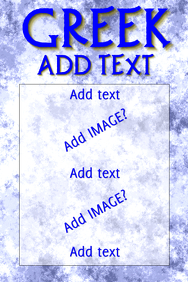 customizable design templates for greek postermywall greek template