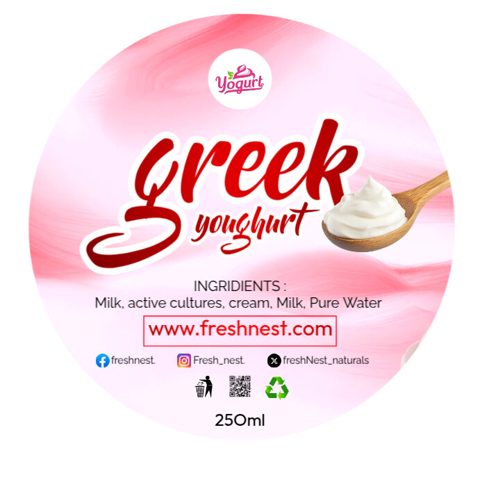 Copy of Greek thick cultured natural yoghurt probiotic activia yogurt ...