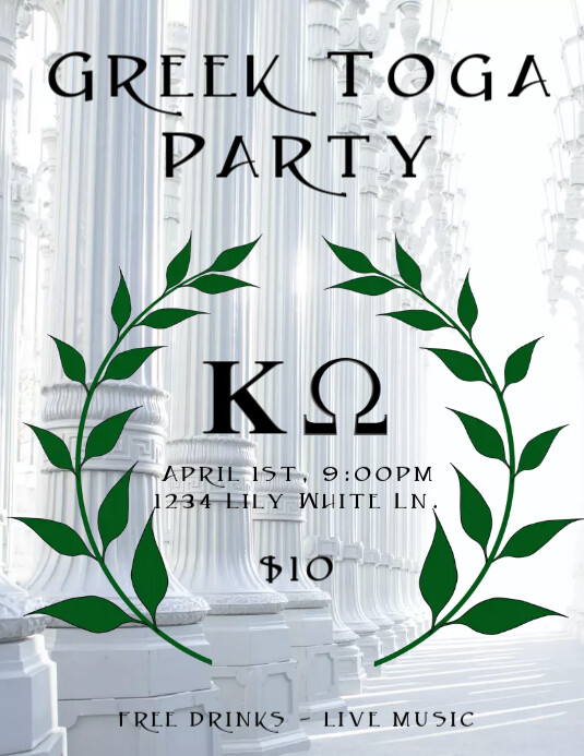 Free Toga Party Online Invitation Punchbowl Com