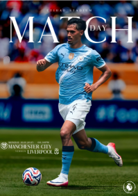 Green 3d Matchday Soccer Big Match A4 template