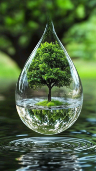 Green 3D Nature Conservation Instagram Story template